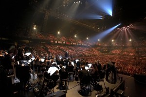 View from the stage at Night of the Proms